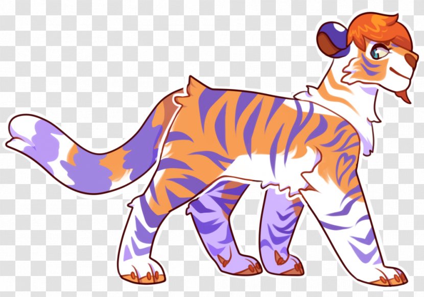 Cat Tiger Mammal Horse Clip Art - Dog Transparent PNG