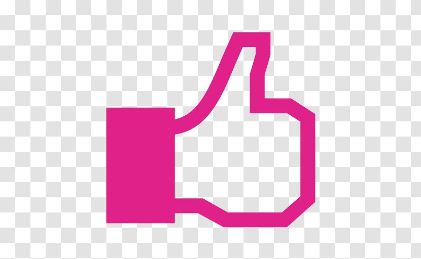 Facebook Like Button Clip Art - Symbol - Pink Transparent PNG