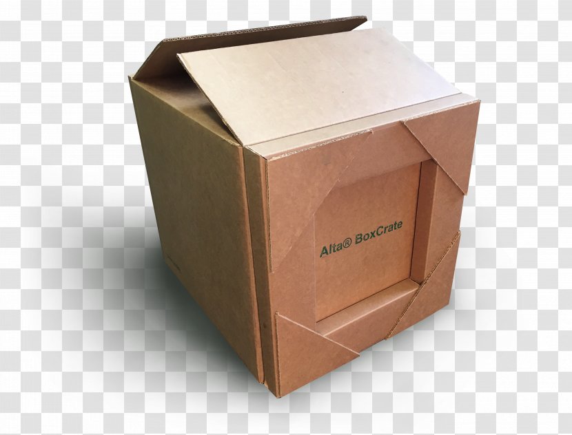 Box Crate Paper Corrugated Fiberboard Carton Transparent PNG