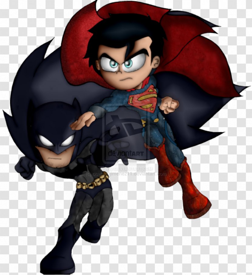 Superman Batman Wonder Woman Cartoon Superhero Transparent PNG