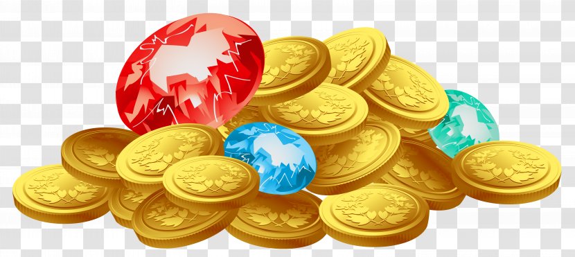 Treasure Gold Coin Clip Art - Money - Coins Transparent PNG