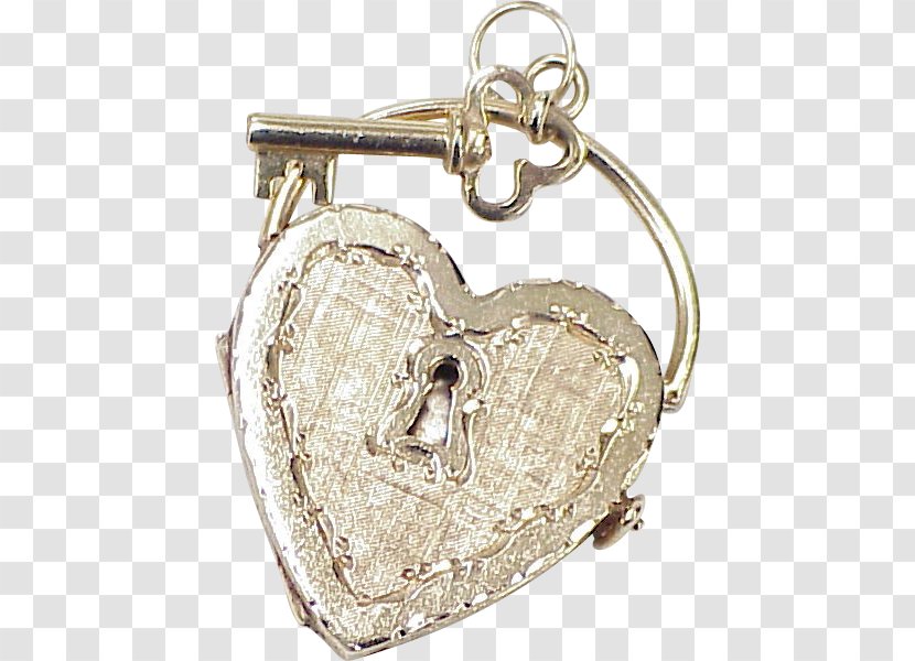 Locket Charms & Pendants Jewellery Heart Key - Silver - Gold Transparent PNG