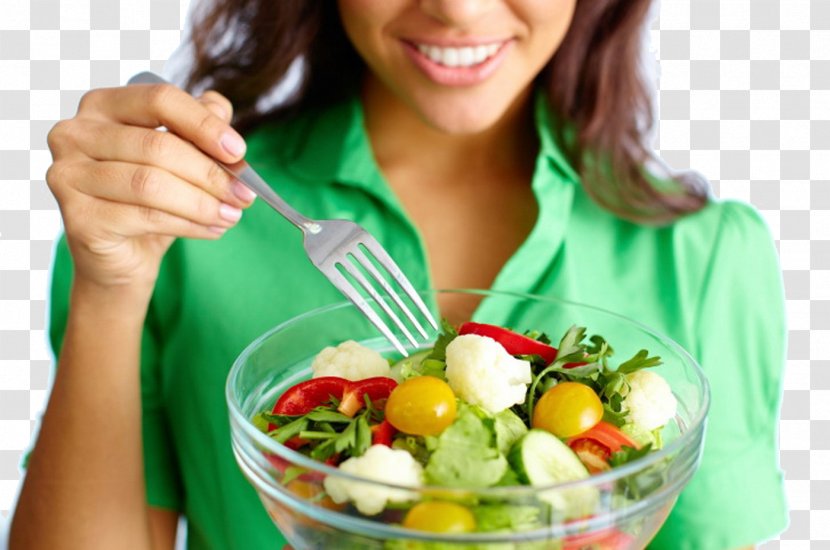 Mediterranean Diet Vegetarianism High-protein Eating - Vegan Nutrition - Woman Holding A Bowl Of Vegetables Transparent PNG