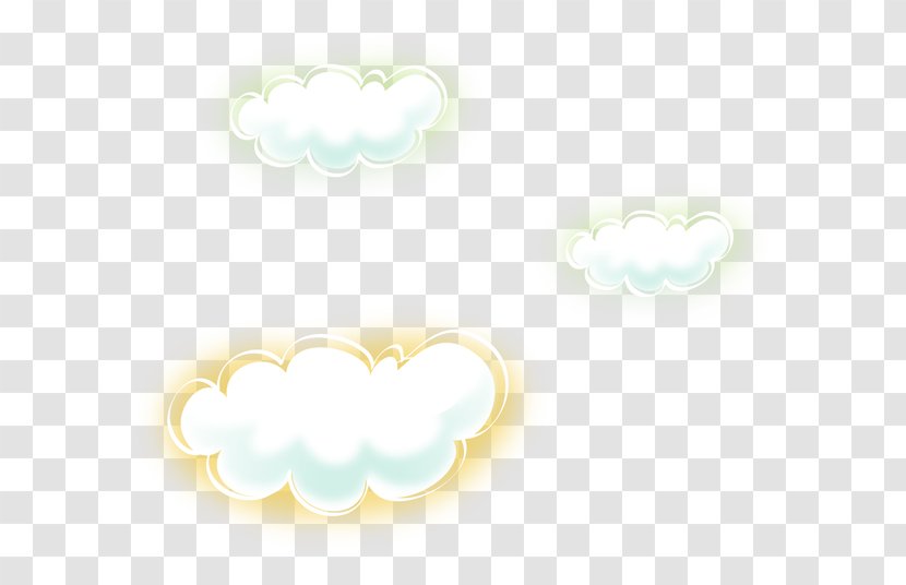 Sky Heart Pattern - Dream Clouds Transparent PNG