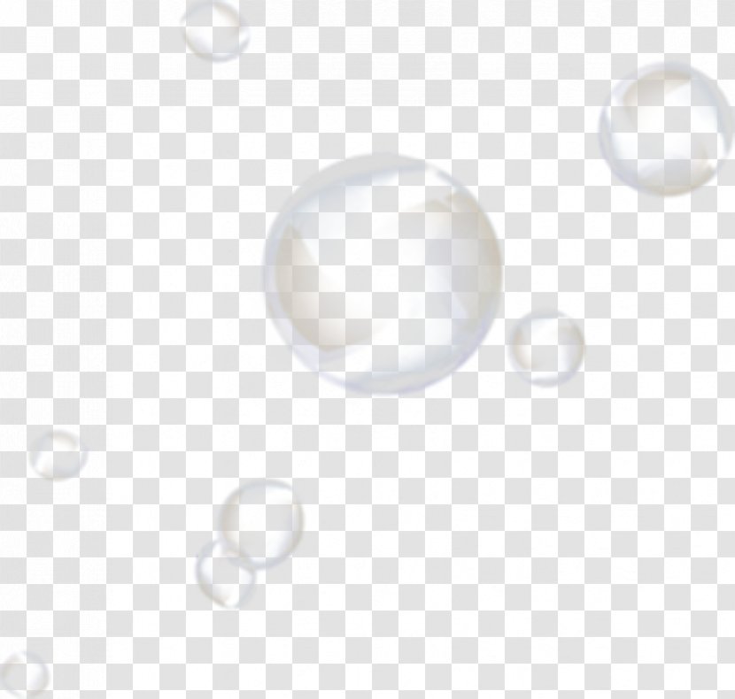 White Circle Area - Black And - Droplets Element Transparent PNG