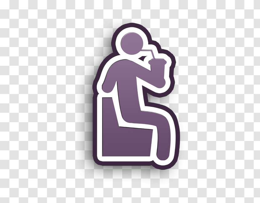 Sitting Man Drinking A Soda Icon Drink Icon Humans 2 Icon Transparent PNG