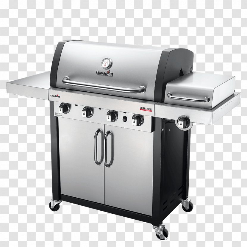 Barbecue Grilling Char-Broil TRU-Infrared 463633316 Commercial 4 Burner Gas Grill Transparent PNG