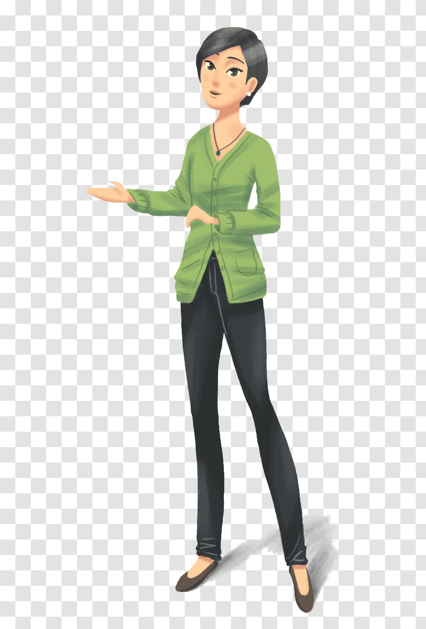 Finger Human Behavior Green Cartoon Figurine - Fictional Character - Provider Transparent PNG