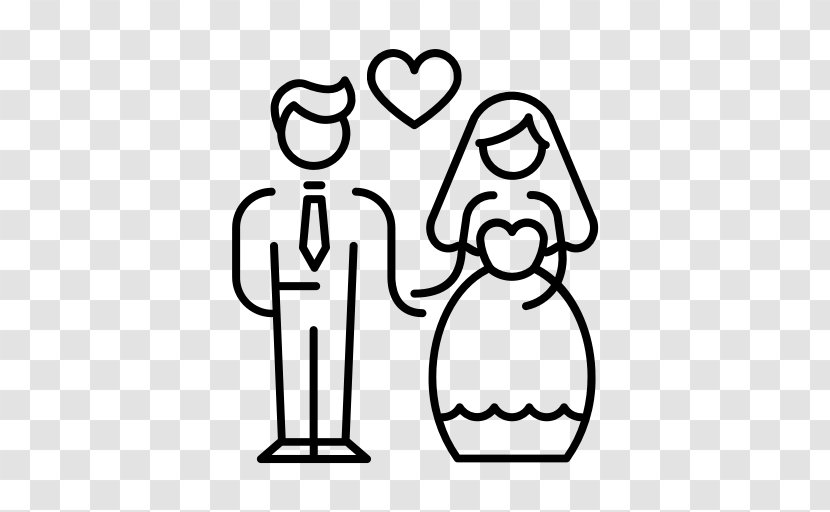 Couple Love Cartoon - White - Coloring Book Gesture Transparent PNG