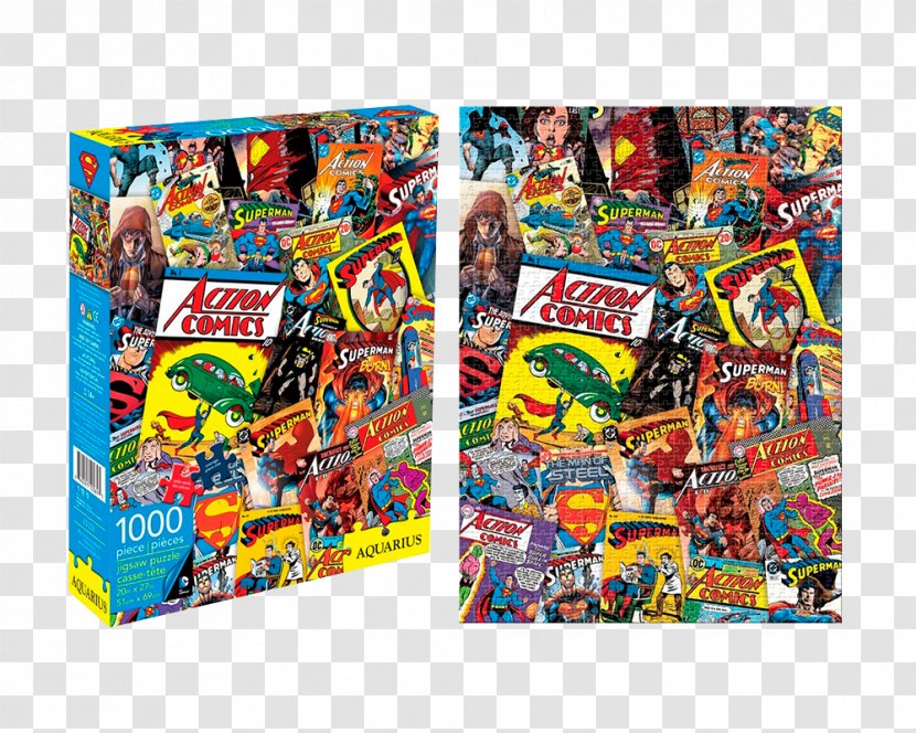 Superman Jigsaw Puzzles Batman Comic Book Aquarius - Dc Universe Transparent PNG