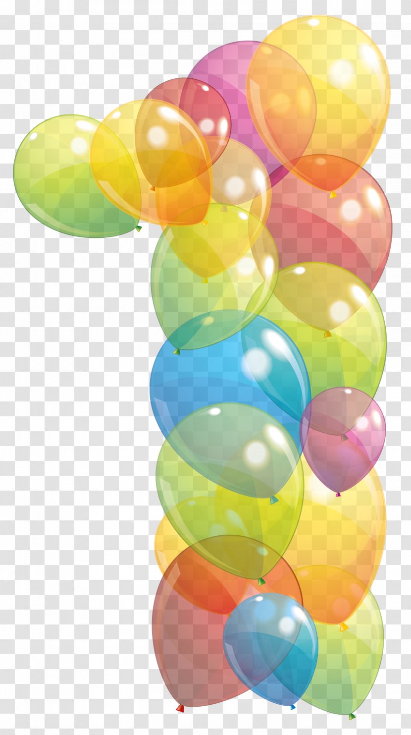 Yellow Balloon - Transparent One Number Of Balloons Clipart Image Transparent PNG