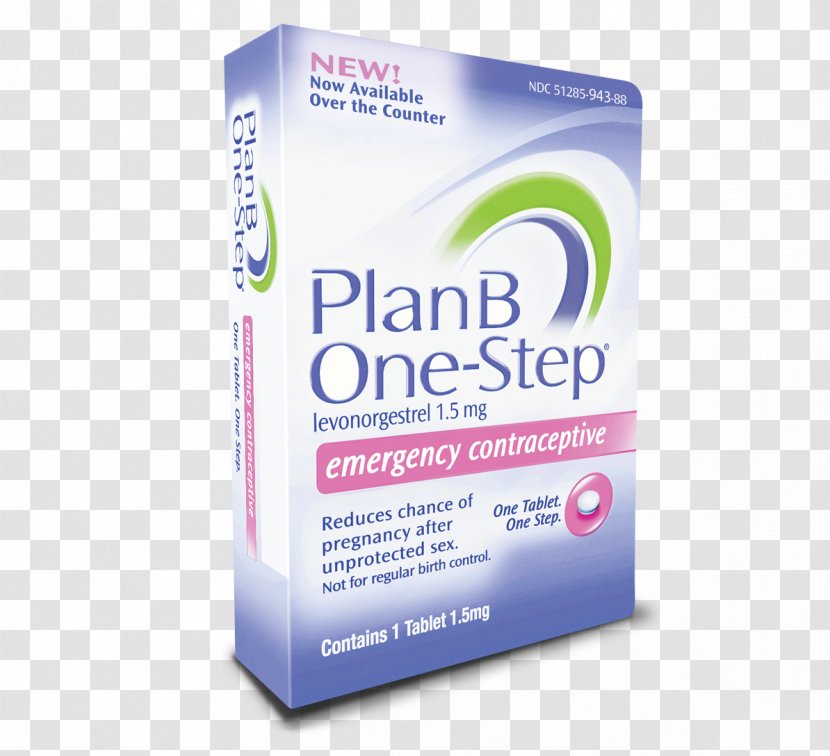 Levonorgestrel Emergency Contraception Birth Control Plan B One-Step Contraceptive Pill - Tablet Transparent PNG