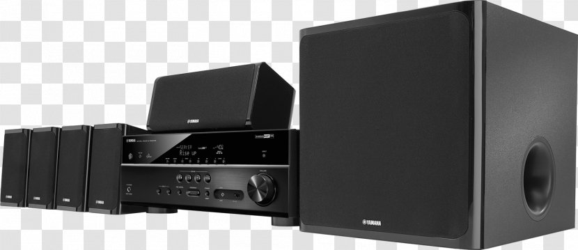 Home Theater Systems In A Box Yamaha Corporation 5.1 Surround Sound Cinema - Audio Receiver Transparent PNG