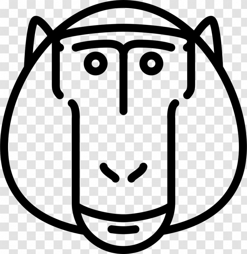 Baboons Clip Art - Smile - Baboon Transparent PNG