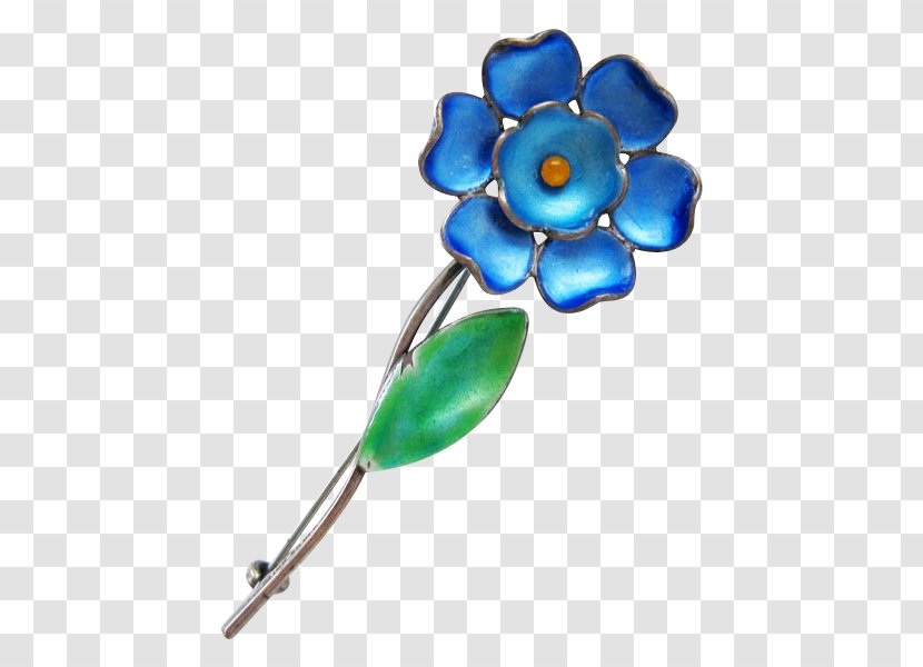 Cut Flowers Body Jewellery Turquoise Petal - Flowering Plant Transparent PNG