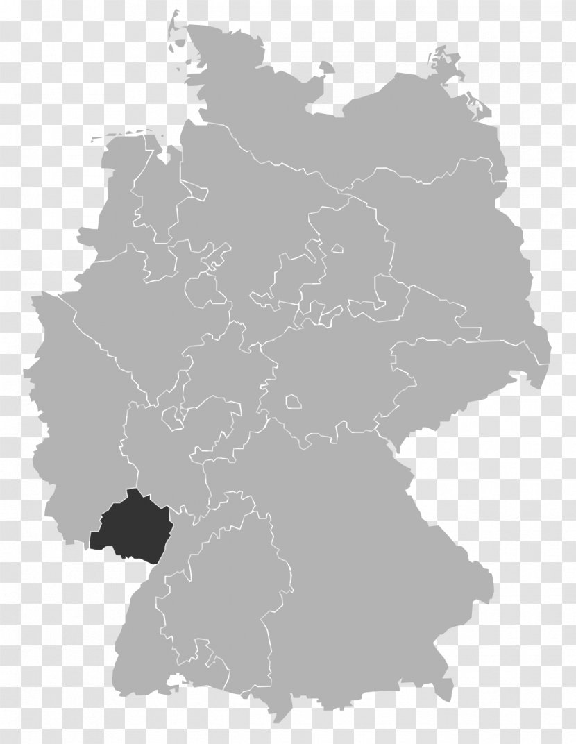 East Germany German Reunification Berlin Wall West Thuringia - Mapa Polityczna - Map Transparent PNG