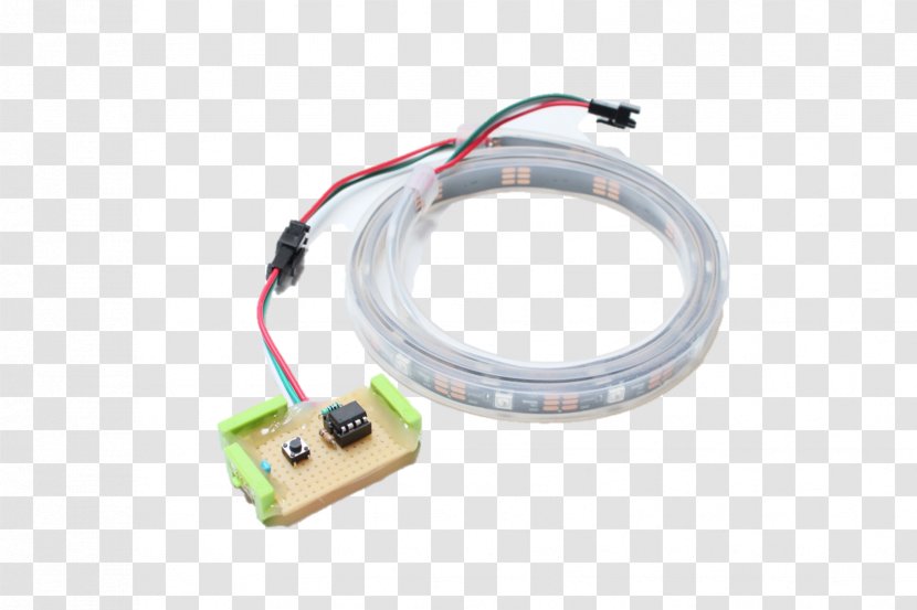 LED Circuit Electronics Light-emitting Diode RGB Color Model Printed Board - Littlebits - Led Strip Transparent PNG