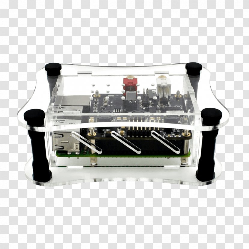 Computer Cases & Housings Raspberry Pi Audiophile Single-board High Fidelity - Loudspeaker - Tech Chips Acrylic Transparent PNG