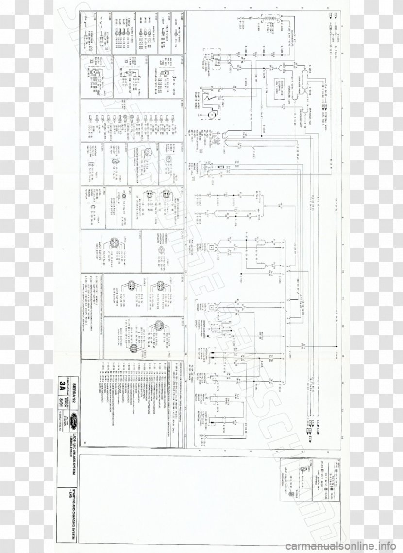 Ford Sierra Motor Company Floor Plan Wiring Diagram - Heart - Saturn Ion Transparent PNG