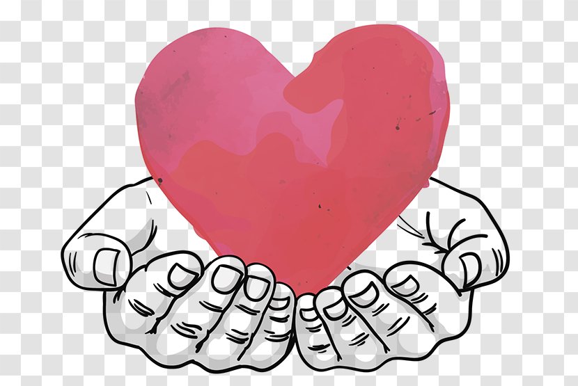 Hand Heart - Frame Transparent PNG