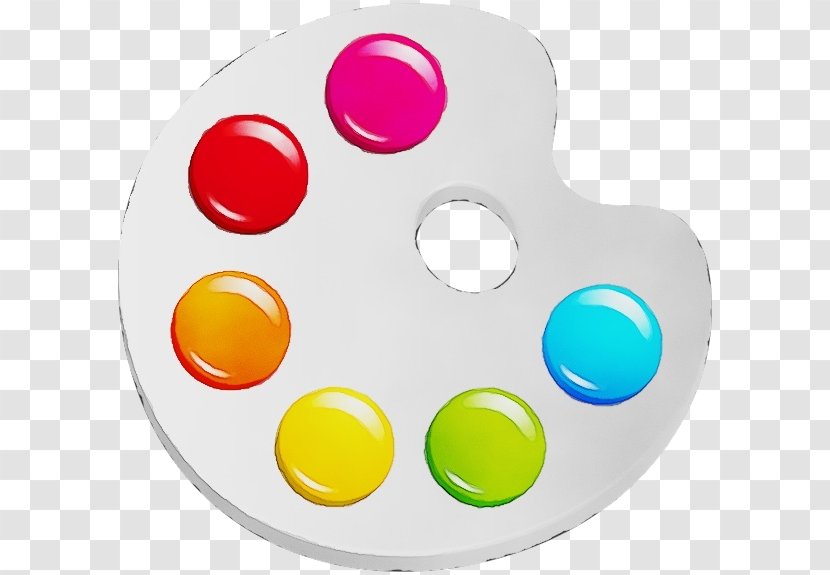 Yellow Circle Games Paint Ball Transparent PNG