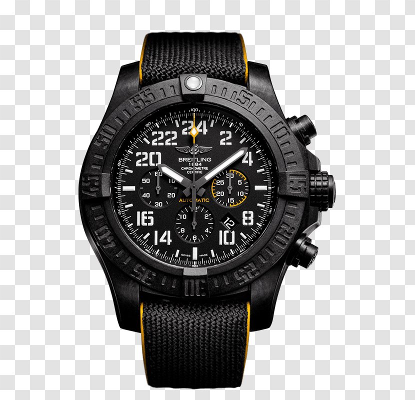 Breitling Avenger Hurricane SA Watch II Blackbird - Chronomat Transparent PNG