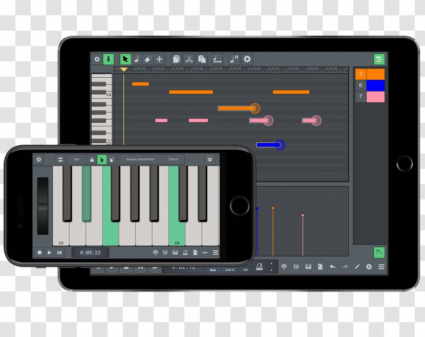 Electronic Keyboard Digital Audio N-Track Studio Recording Multitrack - Silhouette - Android Transparent PNG