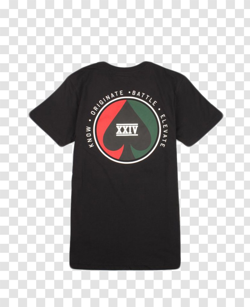 T-shirt Designer Sleeve Champion - Brand - Black Transparent PNG