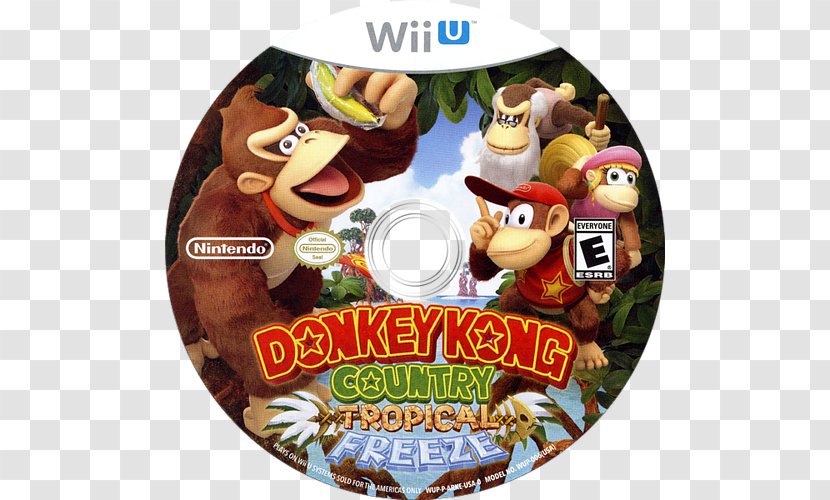 Donkey Kong Country: Tropical Freeze Country Returns Wii U - Video Game Transparent PNG