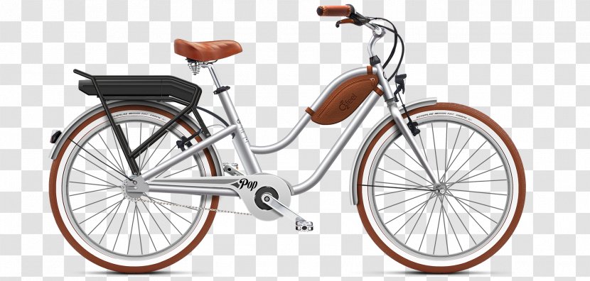 Electric Bicycle Cruiser Electricity Hybrid - Sports Equipment Transparent PNG