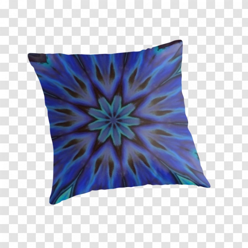 Cobalt Blue Throw Pillows Cushion Electric - PEARL SHELL Transparent PNG