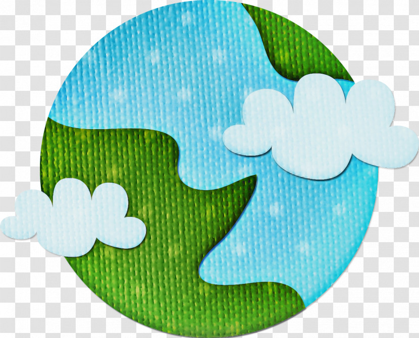 Green Aqua Turquoise Leaf Cloud Transparent PNG