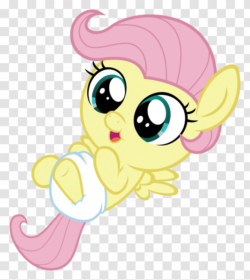 Fluttershy Rainbow Dash Pinkie Pie My Little Pony - Silhouette - Baby Vector Transparent PNG