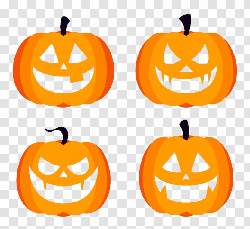 Halloween Pumpkins Vector Graphics Clip Art Jack-o'-lantern Transparent PNG