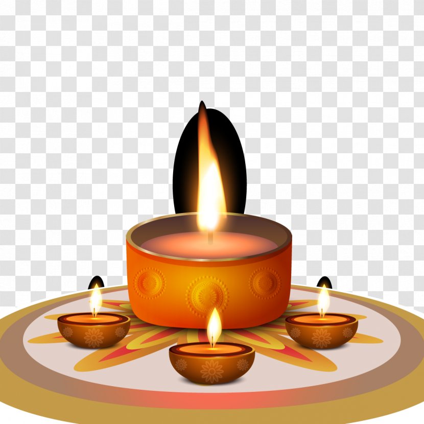 Diwali Download Candle - Art - Vector Lighting Transparent PNG