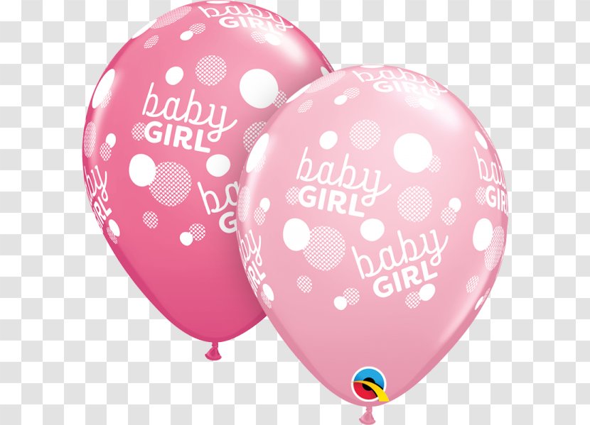 Toy Balloon Pink Baby Shower Birthday - Party Transparent PNG