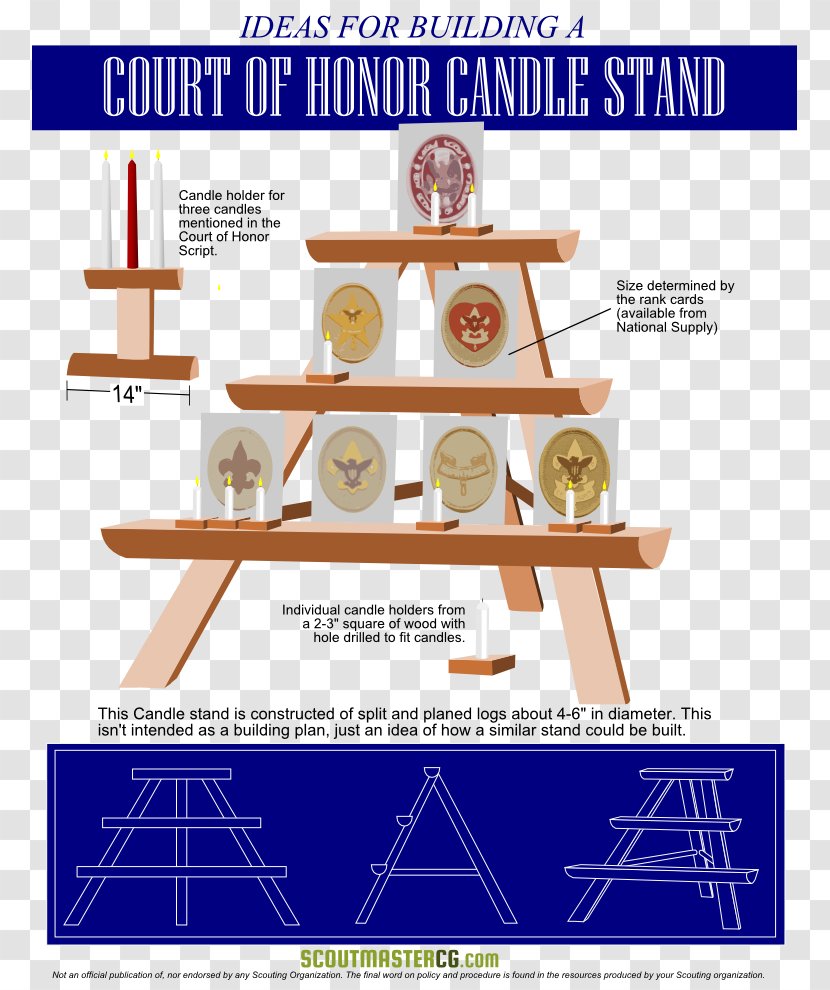 Eagle Scout Court Of Honor Boy Handbook Scouting Scouts America - Furniture - Board Transparent PNG