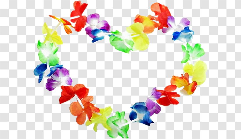 Lei Necklace Party Garland Wedding - Anklet Transparent PNG