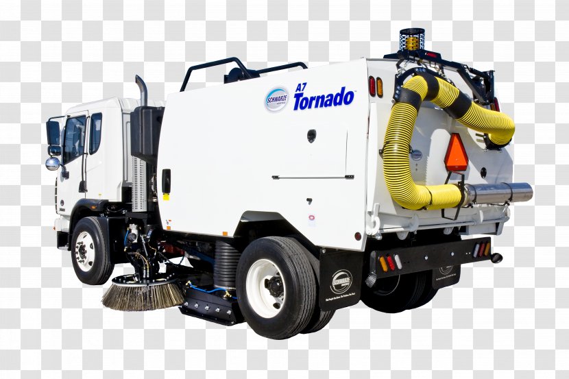 Street Sweeper Garbage Truck Waste - Vehicle Transparent PNG