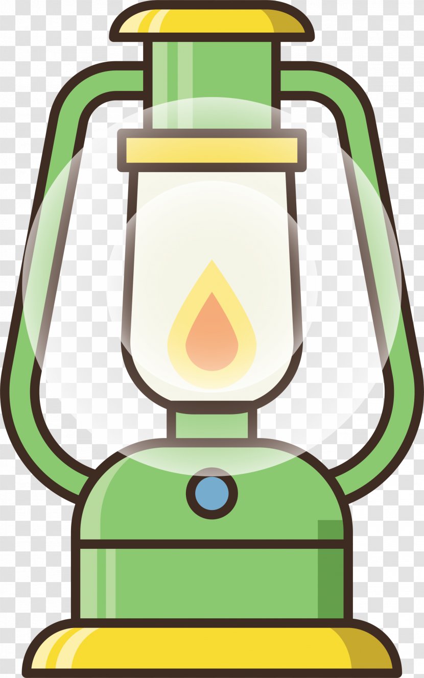 Eid Al-Fitr Al-Adha Clip Art - Designer - Green Simplified Lamp Stand Transparent PNG
