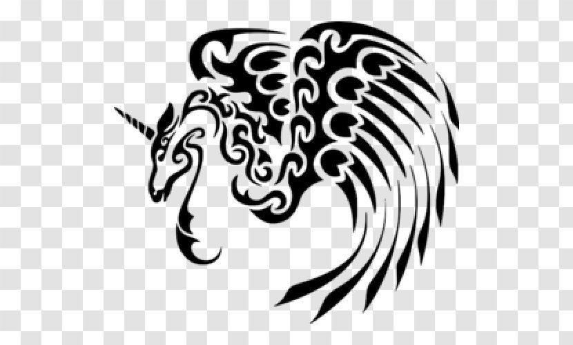 Horse Winged Unicorn Tattoo Pegasus - Flying Horses Transparent PNG