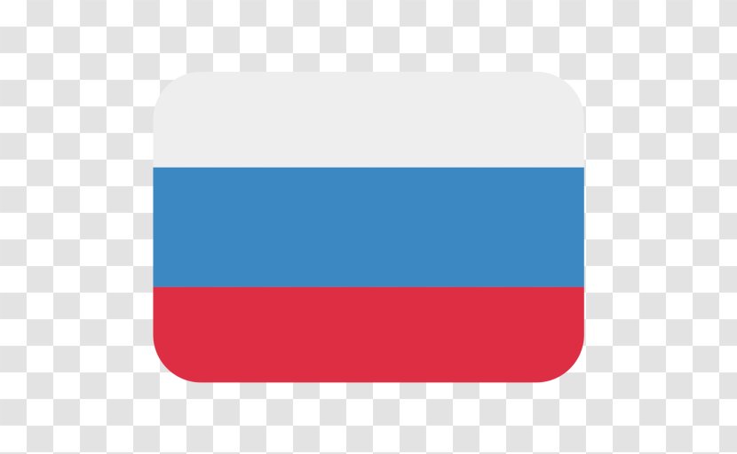 Flag Of Russia Emoji - Blue Transparent PNG