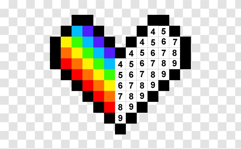 UNICORN - App Store - Color By Number Draw Colors Pixel ArtColor NumberSandbox ArtAndroid Transparent PNG