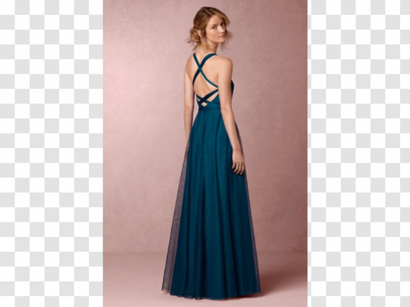 Gown Cocktail Dress Shoulder Satin - Frame Transparent PNG