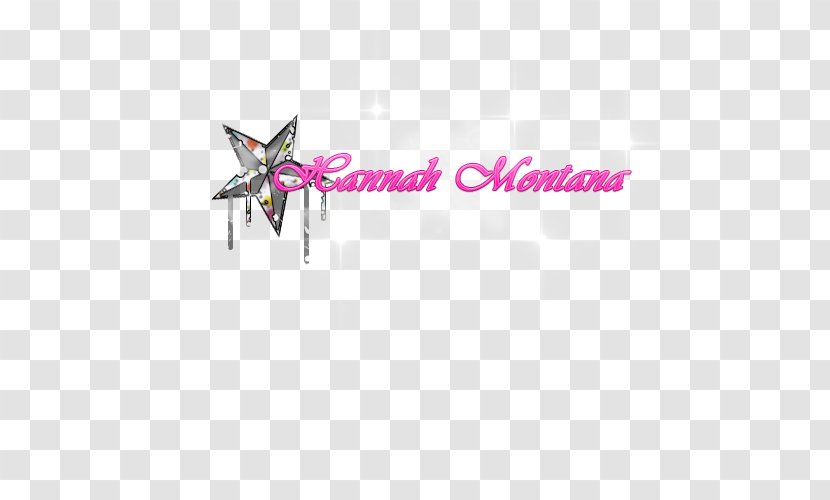 Logo Pink M Brand Line Font - Wing - Hannah Montana Transparent PNG
