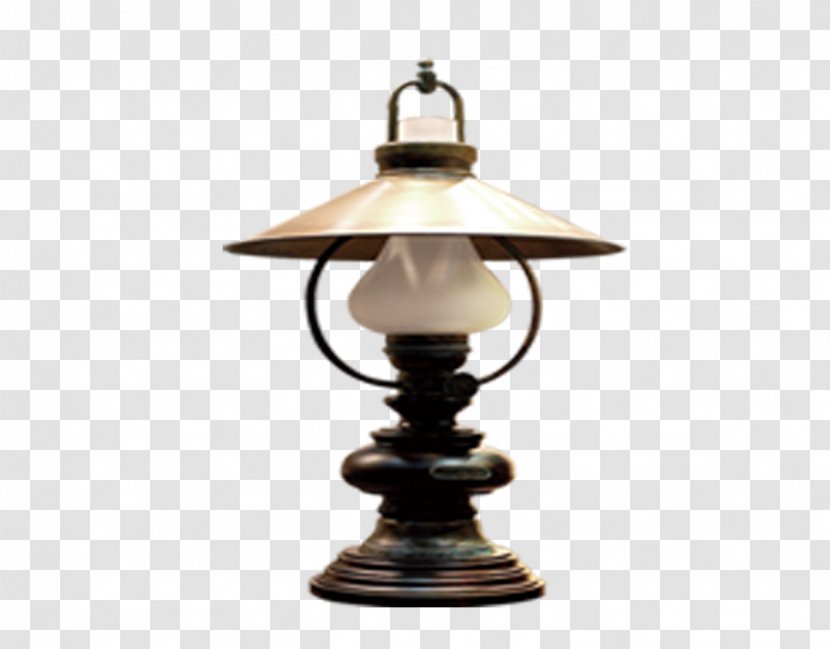 Oil Lamp Lampe De Bureau - Lamps Transparent PNG