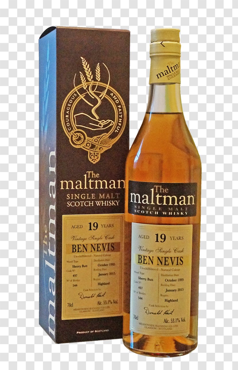 Liqueur Dessert Wine Whiskey Sherry Fino - Ben Nevis - Scotch Malt Whisky Society Transparent PNG