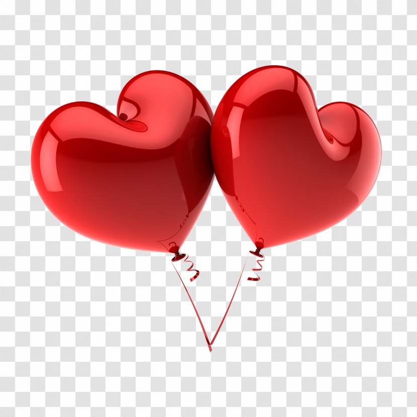 Heart Balloon Clip Art - Greeting Note Cards Transparent PNG