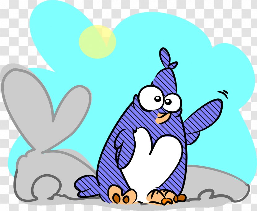 Penguin Cartoon - Bird - The Way Home Transparent PNG