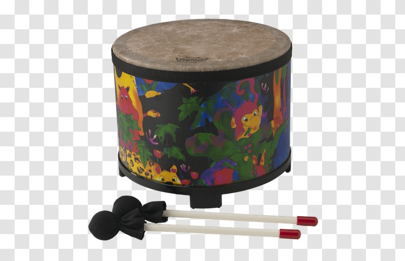 Remo Tom-Toms Bongo Drum Drumhead - Tree - Drum-shaped Rattle Transparent PNG